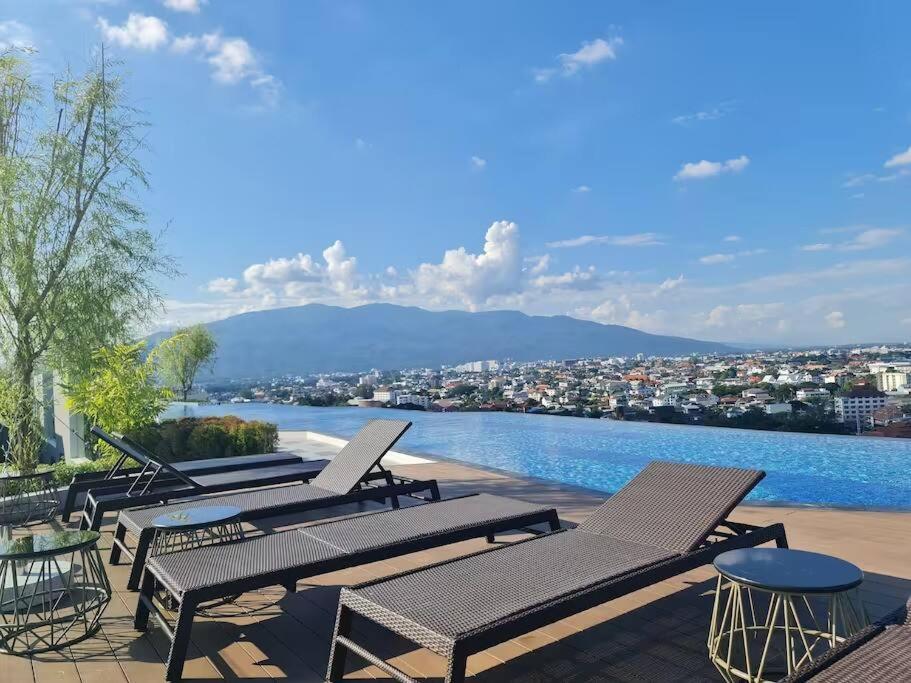 Astra Sky River High Floor,3 Bedrooms 97㎡ 山景房带浴缸 Chiang Mai Ngoại thất bức ảnh